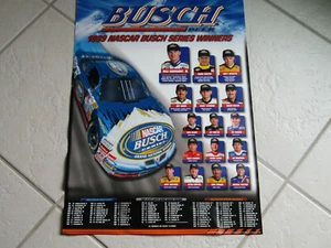 Busch Racing 1999 WINNERS 19'' X 27'' Poster Dale Jr, Mark Martin,Jeff Gordon - Picture 1 of 3