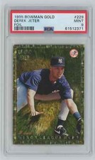 1995 Bowman GOLD Foil Derek Jeter PSA 9 Yankees #229 C07