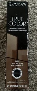 Clairol True Color Permanent Cream Color 2 oz 3NN Dark Hickory - Picture 1 of 6