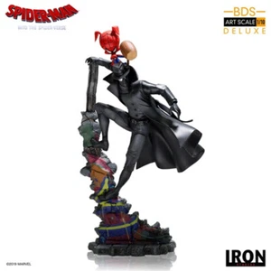 Spider-Man Into The Spider-Verse Noir & Spider-Ham 1/10 Statue Iron Studios - Picture 1 of 10