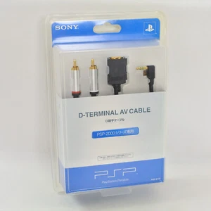 D-TERMINAL AV CABLE PSP-2000 Boxed Unused PSP-S170 Playstation Official 01 - Picture 1 of 9