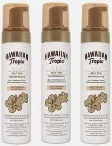 Espuma autobronceadora hawaiana ligera/mediana 200 ml x 3 - Imagen 1 de 1