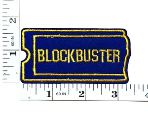 Embroidered Patch - Blockbuster Video - Ticket Stub - Retro - NEW - Iron-on - Picture 1 of 1