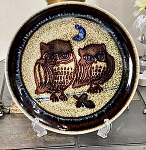 Vintage West Germany Glazed Pottery Gray Blue - Picture 1 of 6