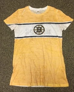 Good! Boston Bruins NHL Hockey T-Shirt Women's Sz XL xLarge by Level Wear LW - Picture 1 of 9