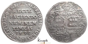 Brunswick-Wolfenbüttel, Heinrich Julius, Truthstaler 1598, Goslar, 28,95 g. - Imagen 1 de 1