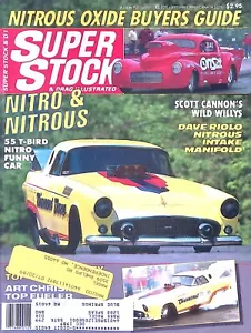 Super Stock & Drag Illustrated Magazine September 1989 Dave Riolo, Scott Cannon - Picture 1 of 2