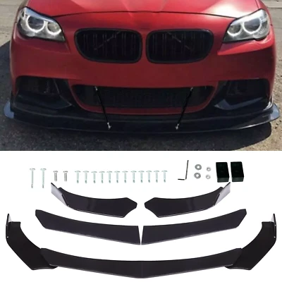 For Ford Mustang V8 GT 4.6L 2005-2009 Front Bumper Lip Splitter Chin Spoiler ABS - Image 1 of 4