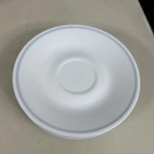 Corelle Normandy White With Light Blue Trim Saucers & Bowls - Picture 1 of 5