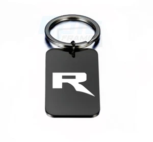 Raptor R Key Chain Premium Engraved Black Premium Metal Keychain - Picture 1 of 2