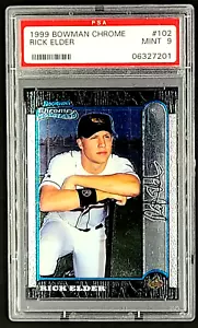 1999 Topps Chrome #102 Rick Elder RC Rookie PSA 9 Mint *Only 13 Graded Higher* - Picture 1 of 11