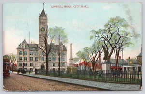 Lowell MA Massachusetts Rathaus um 1910 Postkarte - Bild 1 von 2