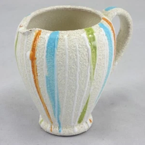 Vintage Italian Textured and Striped Jug by Fratelli Fanciullacci - Picture 1 of 7