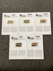 America The Beautiful 45 State Stamps Sealed with it’s Own Information Cards. - Bild 1 von 9