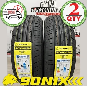 2 X 185 65 15 SONIX 185/65R15 88H M+S BRAND NEW PERFORMANCE TYRES 1856515 - Picture 1 of 6