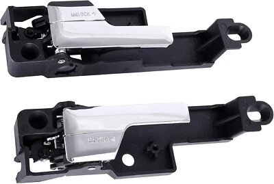 Chrome Interior for 2006-2012 Ford Fusion Front Left Right Pair Door Handle 2X Foto 1 de 4