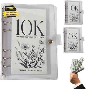 12-Month Envelopes Money Saving Challenge Binder,Savings Binder, Budget Binder w - Picture 1 of 6