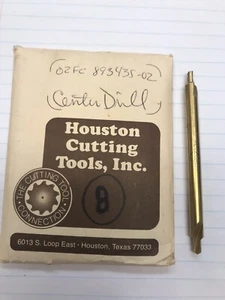1 pc.   9/32 X .166P X 4”OAL HS 90 DEGREE LONG CENTER DRILL W/TIN. USA (loc stk) - Picture 1 of 2