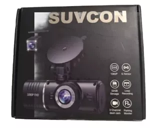 SUVCON 1080p Dash Cam - vorne und innen dreifaches Armaturenbrett - Bild 1 von 3