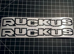 Ruckus - Grom Style Letters Decal Kit - For Honda Vinyl Sticker Graphic - Foto 1 di 3