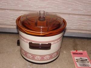 Vintage Rival 6 Qt Crock-Pot Slow Cooker Removable Stoneware With Lid Model 3656 - Picture 1 of 9