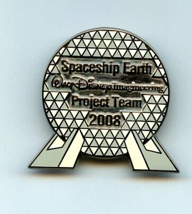 WDI Disney Project Team Thank You Epcot Spaceship Earth LE 300 Cast Pin 2008 - Picture 1 of 1