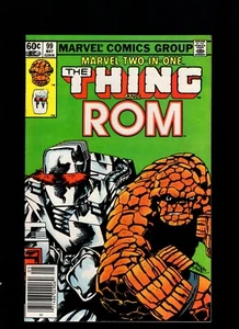 MARVEL TWO IN ONE #99 ~ Ed Hannigan / Bill Mantlo / The Thing & Rom @1982 - Foto 1 di 1