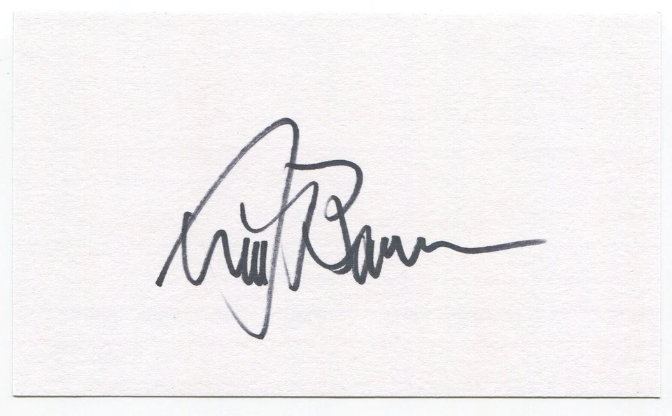 Jim Barr Signed 3x5 Index Card Autographed Signature San Francisco Giants MLB - Image 1 of 2