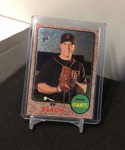 Ty Blach Chrome 2017 Topps Heritage card 659 San Francisco Giants 876/999 Rookie - Picture 1 of 2