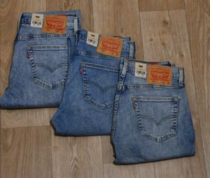 Levis Levi's 511 Slim Stretch Hombre Vaqueros Azul Claro Desgastado - Imagen 1 de 11