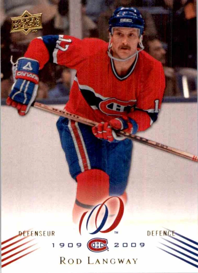 2008-09 Upper Deck Montreal Canadiens Centennial Set Rod Langway #20 - Image 1 of 2