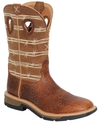 Bota de trabajo Western Twisted X para hombre 12" - Puntera suave - MXB0010 Foto 1 de 4