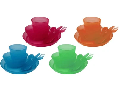 Kids 6 Piece Camping Dinner Set With Cutlery - image 1 of 2