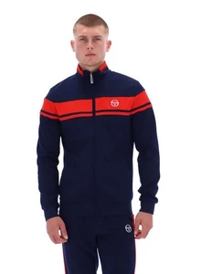 Sergio Tacchini Mens Track Top Damarindo Track Jacket in Maritime Blue - Picture 1 of 16