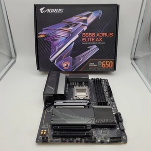 Carte mère GIGABYTE B650 AORUS Elite AX AMD B650 ATX, DDR5 -NE FONCTIONNE PAS - - Photo 1/7