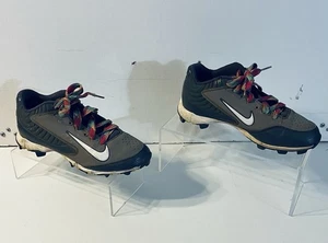 Kids Nike Huarache cleats gray and white Youth size 4Y 634629-002 Fastflex - Picture 1 of 8