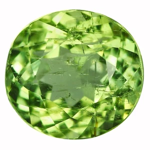2.44 Ct Valuable Oval 8 x 8.1 MM Mint Green Mozambique Natural Tourmaline - Picture 1 of 5