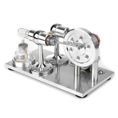 Hot Air Stirling Engine Model Power Generator Motor Educational Steam Power Toy - Image 1 of 4