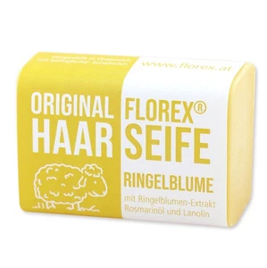 Florex Haarseife mit Schafmilch eckig 100g mit Schleife, Ringelblume 7997RI - Bild 1 von 1