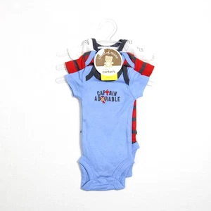 Carter’s Child of Mine Baby Boy Preemie Set of 3 Bodysuit Baby Clothes Adorable - Picture 1 of 7