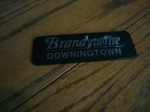 Brandywine Dealership Emblem Logo Tag Adv Car Nameplate Dealer - Picture 1 of 2