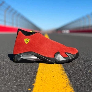 NEU Nike Air Jordan 14 Retro GS Ferrari 2025 🚘 Größe 6Y/7,5 Damen IF5016-600 - Bild 1 von 9