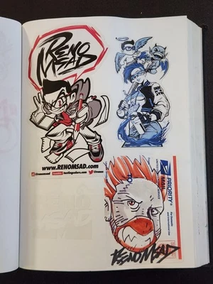 Banksy Arte Original Página Libro Negro Graffiti Muerte Nueva York Pegatina ÚNICA 228 RENOMSAD Foto 1 de 4