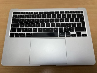 Apple Macbook Air 13" A2179 EMC 3302 Palmrest Keyboard Trackpad Silv UK Complete - Image 1 of 4