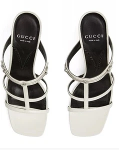 Gucci Horsebit Leather Mule Sandal Sz 40 $920 - Picture 1 of 21