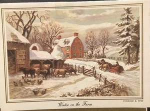 Vtg Christmas Greeting Card Beautiful - Picture 1 of 3