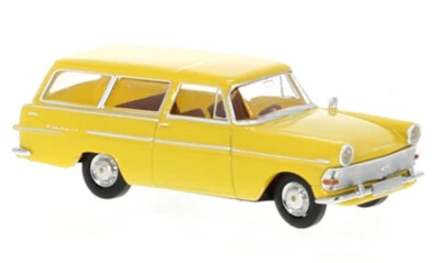 Brekina 1960 Opel Rekord P2 Caravana Amarillo Escala HO 1:87 EE. UU. ARANCELES DE IMPORTACIÓN PAGADOS Foto 1 de 2