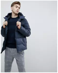 Giacca imbottita originale Penguin Heathered slim fit 100% esclusiva XXL zaffiro - Foto 1 di 4