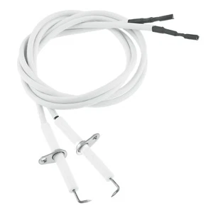 2x Keramik Zündelektrode & 700mm Zündkerzendraht für Grillbrenner - Bild 1 von 12