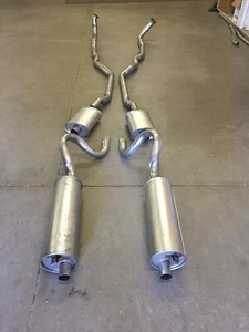 1970-1971 CHALLENGER OR CUDA 340-440 EXHAUST SYSTEM, ALUMINIZED WITH RESONATORS - Picture 1 of 1